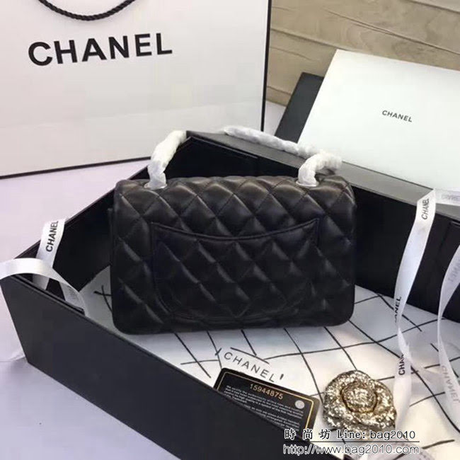 香奈兒CHANEL 升級版A1116m全新經典金銀鏈條單肩斜挎包 DSC1652